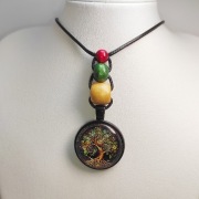 Orginalny Naszyjnik handmade "Drzewo życia"