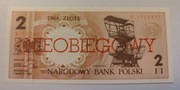 NIEOBIEGOWY Banknot Miasta Polski - 2zł