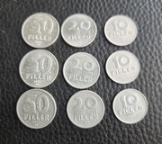 WĘGRY - ZESTAW-- 3 x 50,  3x20, 3x10 filler