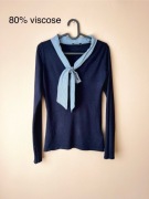 Sweter S 36 granatowy Orsay wiskoza 