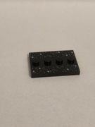 Lego podstawka czarna minifigures 3x4