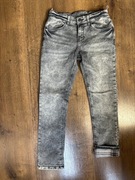 Jeansy elastyczne ocieplane podszewką C&A r.140