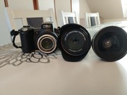 Aparat cyfrowy POLO Sharpshots + 2 obiektywy 