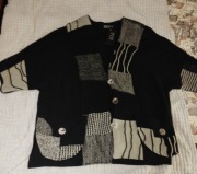 Sweter lniany Zele rozmiar XXL