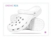 Chodaki lekkie piankowe REJS rozmiar 37 kolor biały wygodne