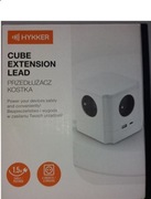 Przedłużacz kostka Hykker 1,5m 4 gniazda Usb-A Usb-C biały