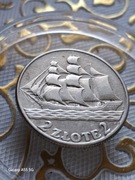 2 złote 1936 Żaglwiec (Bardzo ładna)