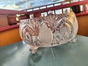 Kryształowa misa duża 26cm na nóżkach nr13
