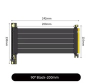 Riser 20cm pciE4.0x16 90°