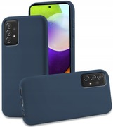Plecki Etui Matt Case Silicone do Samsung Galaxy A72 4G / 5G Granatowy