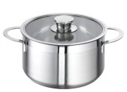 Schulte-Ufer Wega – garnek 22 cm ze szklaną pokrywką