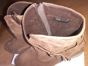 Buty zamsz brązowy VINCEZA r.41. 