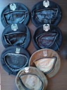 Kolekcja.LWP. 6x beretow.Lata 60/70/80. 