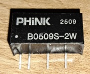 B0509S-2W – izolowany konwerter DC/DC 5V/9V, 2W 
