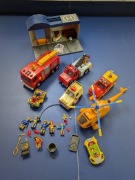 Zestaw Strażak Sam + Komisariat 