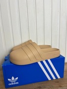 Klapki męskie adifom beżowe org miękkie roz 44 2/3