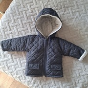 Zestaw na chrzest 62 kurtka, czapka beret i buty 