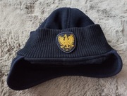 Czapka Zimowa Uszatka Straż Miejska Gminna kolor ciemny granatowy rozm. 55