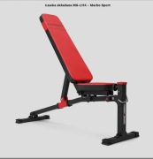 MARBO ławeczka treningowa do ćwiczeń regulowana składana z Dostawka 