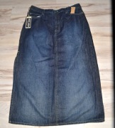 191^ cross jeans  spódnica długa jeansowa 42/44