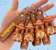 Duży gumowy brelok kapibara | Postać + przywieszka | Prezent