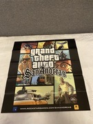 Plakat mapa GTA SanAndreas