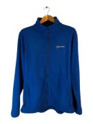 Bluza rozpinana polar berghaus niebieska logo XL