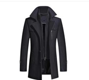 płaszcz męski zimowy, jesienny xxl czarny