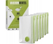 WORKI PRÓŻNIOWE 6 SZTUK 3L 3XL WIELOKROTNEGO UŻYTKU PRZEŹROCZYSTE