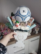 Kielich komunijny z piłką dla chłopca lub dziewczynki