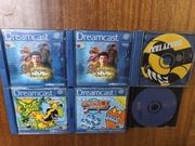 Zestaw gier i akcesorii do konsoli Dreamcast 
