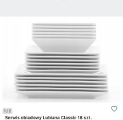 Zastawa stołowa Lubiana Classic