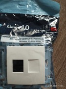 Gniazdo RJ45  pojedyncze Simon 10