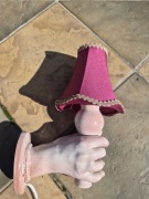 Kinkiet w kształcie dłoni, z ceramiki, vintage, lata 90-te, lampa