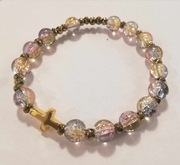 RÓŻANIEC bransoletka dziesiątka  hematyt kolorowa