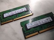 Pamięci RAM do laptopa Samsung SO-DIMM DDR3 2GB. 