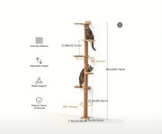 Wysoki drapak dla kota pionowy