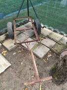 Wózek taczka solidna konstrukcja. 