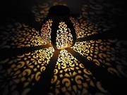 Lampa Solarna Ogrodowa Wisząca, Wbijana 3D Styl ANTYK 