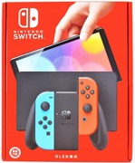 Konsola Nintendo Switch OLED Neon Red Blue + gra
