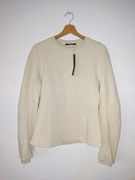 NOWA beżowa bluza House bez kaptura bawełna basic edycja limitowana L