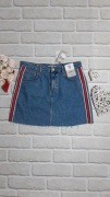 Spodnica lampasy jeans 