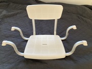 Okazja siedzisko dla seniora ławka wgłębna z oparciem do wanny 