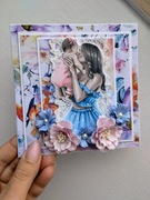 Kartka z okazji narodzin dziecka córki / dla mamy / gratulacje 