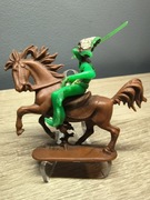 Żołnierzyk PRL Indianin na Koniu sygnowany. 