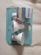 Żarówki LED Philips x 3 GU10 Warm White