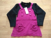 NOWA Z METKĄ SUKIENKA SWETR SWETER TUNIKA NA SZELKACH