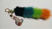 Brelok z futerkiem i kotem
