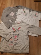 Bluza 92, bluzeczka z dł.ręk 98/104, z krótkim 98