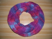 Komin na szyję, kolorowy - cieniowany, b. ciepły